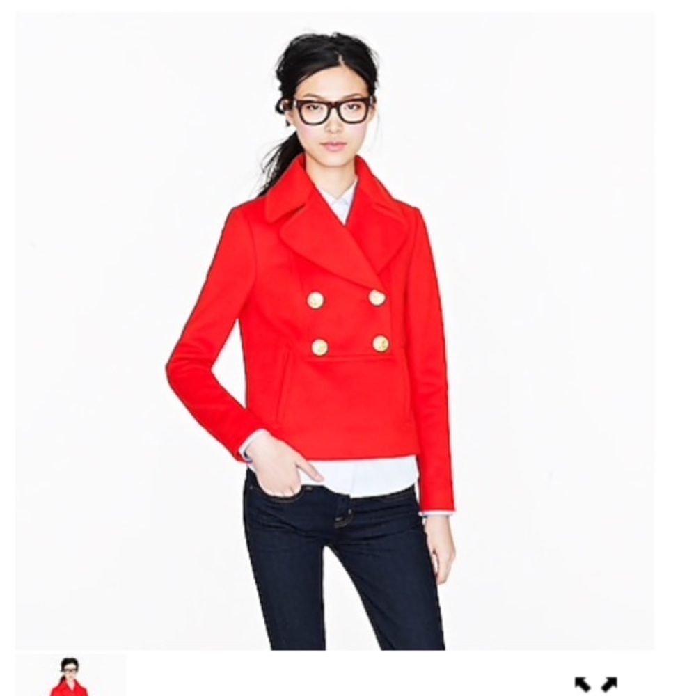 J.Crew Popover peacoat